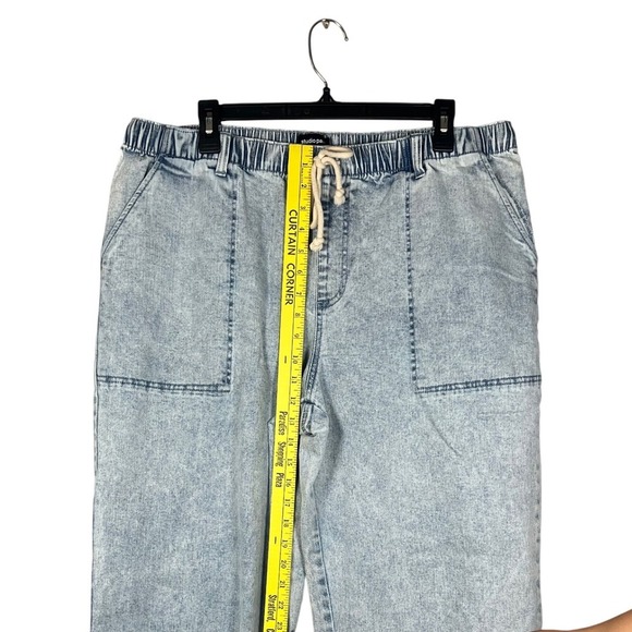 NWOT Studio Park x Amy Stran Regular Drawcord Jean- Pebble Wash, Size LP - Picture 6 of 10